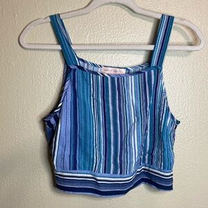 Band of Gypsies Cropped Stripe Tank